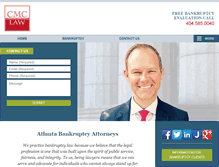 Tablet Screenshot of bankruptcylawyeratlantageorgia.com